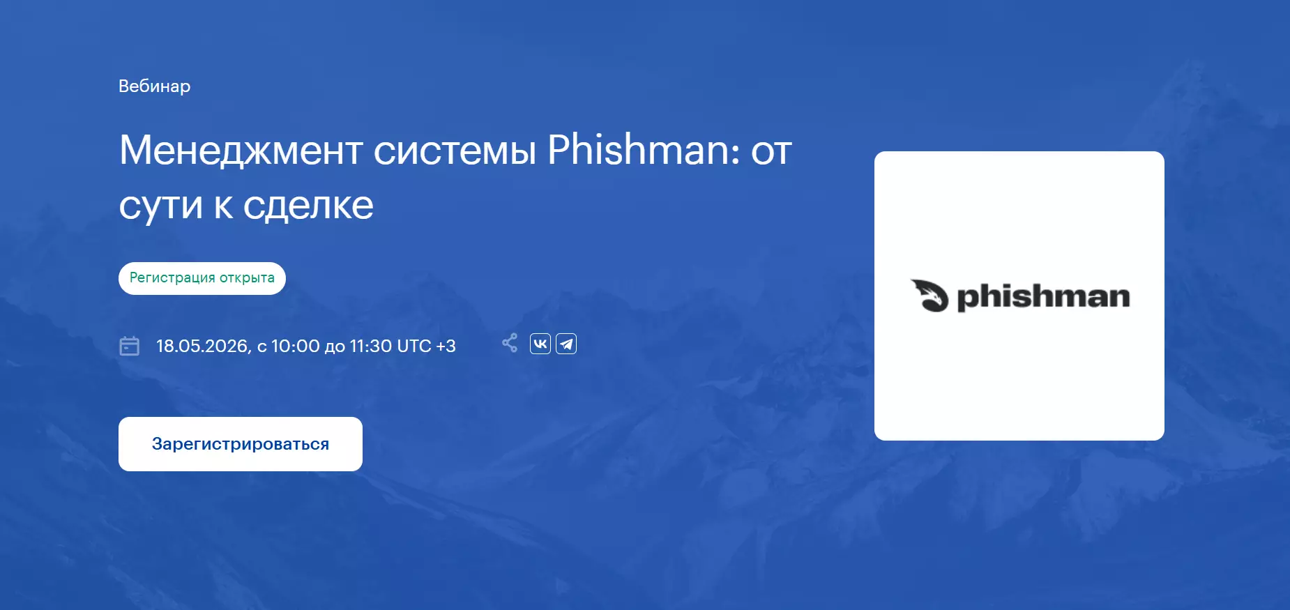 Менеджмент системы Phishman: от сути к сделке